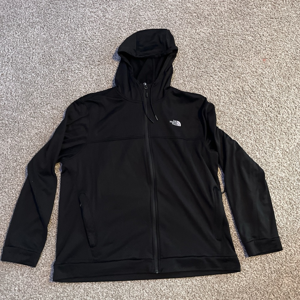 Men’s Black North Face Full-Zip Hoodie